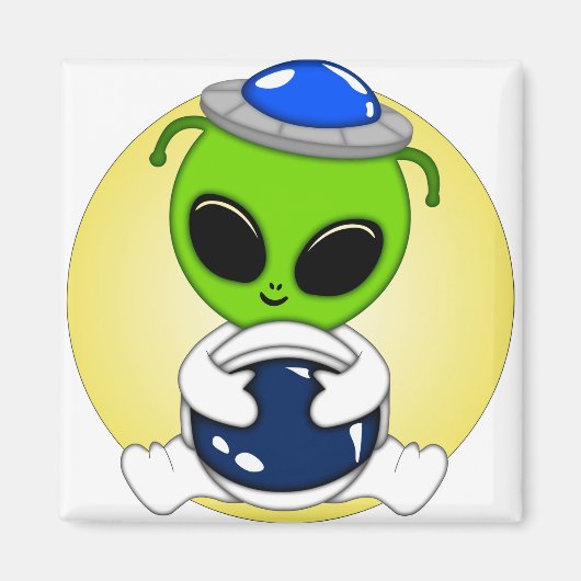 Cute Alien Magneet (Voorkant)