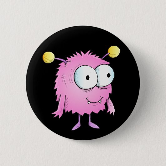Cute Alien Monster Button (Voorkant)