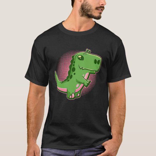 Cute Alien Rex Dinosaur Extraterrestrials Trex T-shirt (Voorkant)