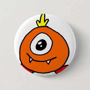 Cute Alien Ronde Button 5,7 Cm