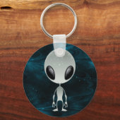 Cute Alien Sleutelhanger (Voorkant)
