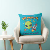 Cute Alien Space Pillow - Go For It Space Explorer Kussen (Stoel)