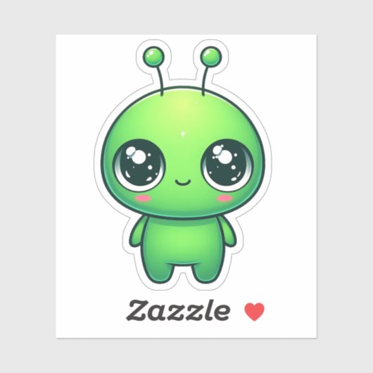 Cute Alien Sticker (Vel)