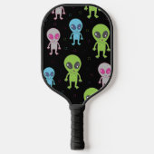 Cute Alien UFO UAP Pickleball Paddle (Voorkant)