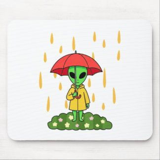 Cute Alien With Umbrella Kawaii Space Character Muismat