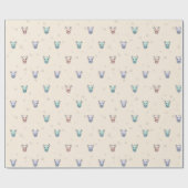 Cute Alien Wrapping Paper Cadeaupapier (Vlak)