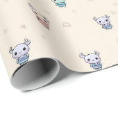 Cute Alien Wrapping Paper Cadeaupapier (Rol Hoek)