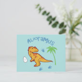 Cute Alioramus Briefkaart (Staand voorkant)