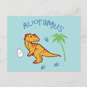 Cute Alioramus Briefkaart