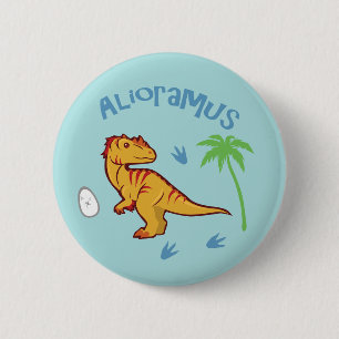 Cute Alioramus Ronde Button 5,7 Cm