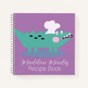 Cute Alligator Baker Recipe Kinder Notitieboek