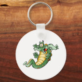 Cute Alligator Cartoon Sleutelhanger (Voorkant)