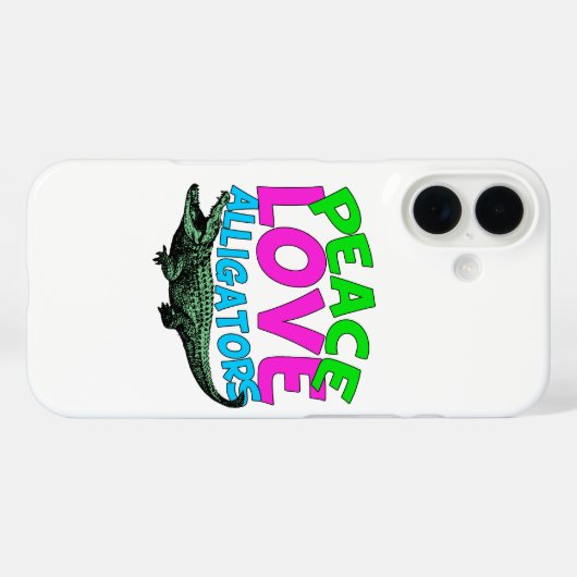 Cute Alligator Case-Mate iPhone Case (Achterkant (horizontaal))
