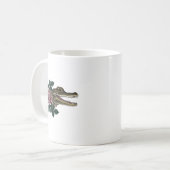 Cute Alligator Classic T-Shirt Koffiemok (Voorkant links)