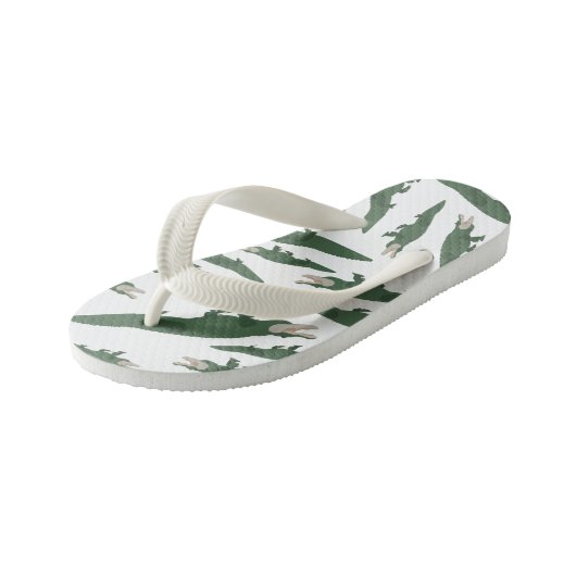 Cute Alligator Crocodile Pattern Gator Kinder Teenslippers (Schuin)