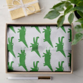 Cute Alligator Drawing Tissuepapier (Geschenk)