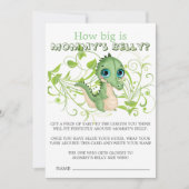 Cute Alligator Green Hoe groot is de buik van mama (Voorkant)