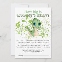 Cute Alligator Green Hoe groot is de buik van mama