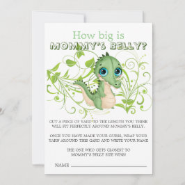 Cute Alligator Green Hoe groot is de buik van mama