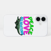 Cute Alligator iPhone 16 Hoesje (Achterkant horizontaal)