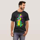 Cute Alligator Mardi Gras Mardi Gras Alligator T-shirt (Voorkant volledig)