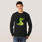 Cute Alligator Reptiles Zoo Animals Ponds Crocodil T-shirt (Voorkant volledig)