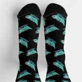 Cute Alligator Wild Animal Pattern Sokken (Top)