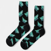 Cute Alligator Wild Dieren Patroon Sokken (Links)