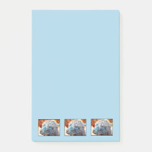 Cute Alpaca Baby in Blue Post-it® Notes