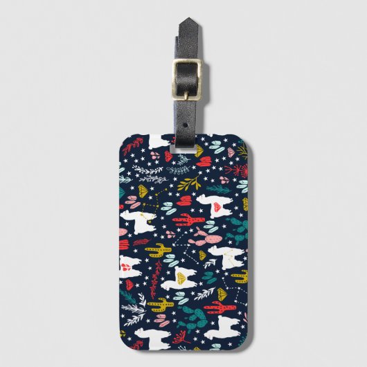 Cute Alpaca Bagagelabel (Voorkant (verticaal))