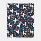 Cute Alpaca Blanket Fleece Deken (Voorkant)