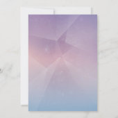 Cute Alpaca Boy Girl Twins Baby Shower Invitations Kaart (Achterkant)