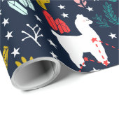 Cute Alpaca Cadeaupapier (Rol Hoek)