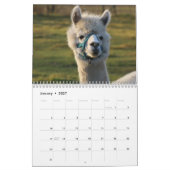 Cute Alpaca Calendar volledig  Kalender (Jan 2027)