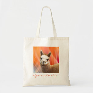 Cute Alpaca Canvas tassen
