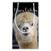 Cute Alpaca face Klein Cadeauzakje (Voorkant)