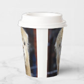 Cute Alpaca face Papieren Bekers (Rechts)