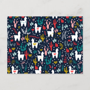 Cute Alpaca Feestdagenkaart