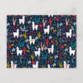 Cute Alpaca Feestdagenkaart (Voorkant)