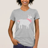 Cute Alpaca Fiesta feestbellen T-shirt (Voorkant)