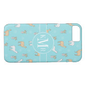Cute Alpaca Llama Cactus Pattern Case-Mate iPhone Case (Achterkant (Horizontaal))