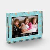 Cute Alpaca Llama Cactus Pattern Fotoblokken (Links)