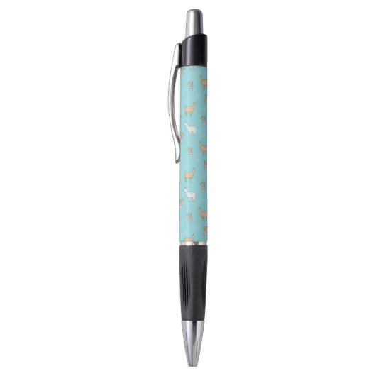 Cute Alpaca Llama Cactus Pattern Pen (Top (Verticaal))
