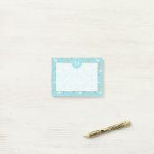 Cute Alpaca Llama Cactus Pattern Post-it® Notes (Op bureau)