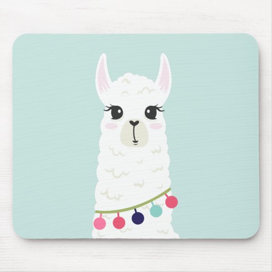Cute Alpaca Muismat (Voorkant)