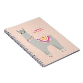 Cute Alpaca Persoonlijk Notitieboek (Rechterzijde)