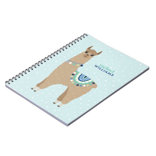 Cute Alpaca Persoonlijk Notitieboek (Linkerzijde)