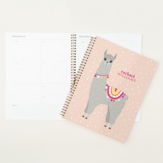 Cute Alpaca Persoonlijk Planner (Display)