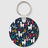 Cute Alpaca Sleutelhanger (Voorkant)