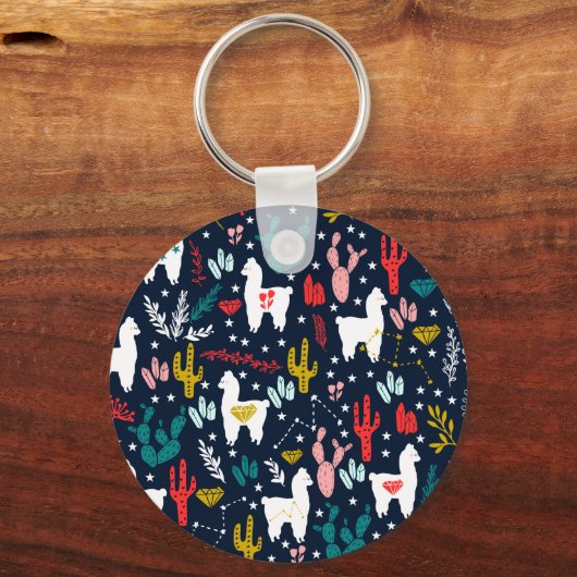 Cute Alpaca Sleutelhanger (Voorkant)